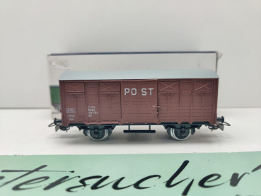 Piko H0 DC 5/6449/090 ged. Güterwagen "POST" Gb / NL / OVP