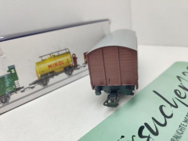 Piko H0 DC 5/6449/090 ged. Güterwagen "POST" Gb / NL / OVP