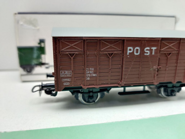 Piko H0 DC 5/6449/090 ged. Güterwagen "POST" Gb / NL / OVP