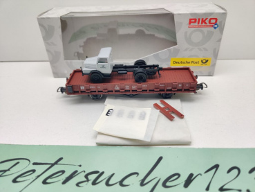 Piko H0 DC 95478 Rungenwg Roo63 & histor. Post LKW / Postcollect. / NEM / DR / OVP