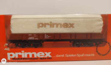 Primex H0 AC 4554 Niederbordwagen mit Plane / DB / OVP nicht geöffnet