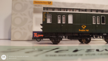 Roco H0 DC 010179 Bahnpostwagen "Deutsche Post" / Philatelie / DRG / OVP