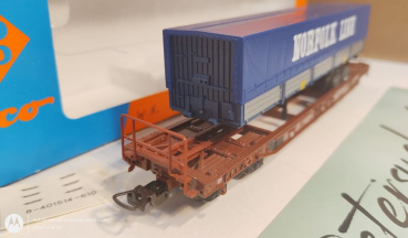Roco H0 AC Einheitstaschenwagen "Norfolk Line" / AC-Achsen / DB / OVP
