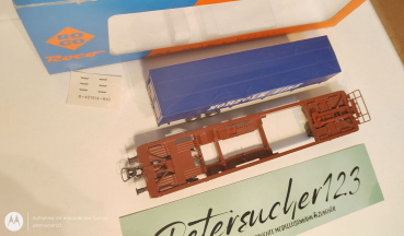 Roco H0 AC Einheitstaschenwagen "Norfolk Line" / AC-Achsen / DB / OVP