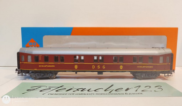 Roco H0 DC 44452 4292S DSG Schlafwagen 33 034 "Hecht" / NEM / DB / OVP