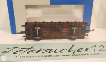 Roco H0 AC 44796 Rungenwagen mit Ladung / Raupe / K / DB / OVP