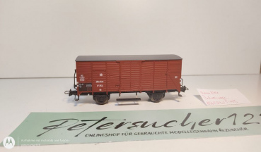 Roco H0 DC 844 gedeckter Güterwagen, Pulverwagen / braun / K / DRG