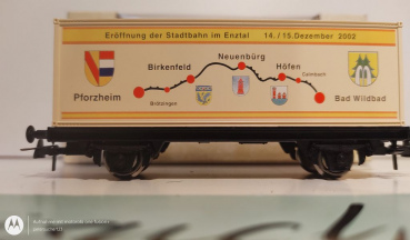 Roco H0 DC Güterwagen Sonderwagen "Eisenbahnfreunde Pforzheim" / 2002 / K / OVP