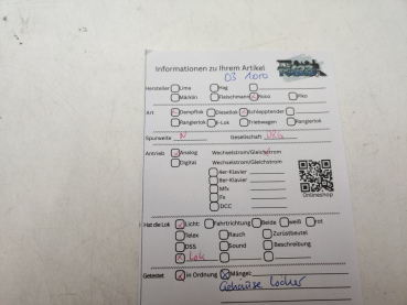 Roco N DC 02103 A / BR03 1050 Dampflok Schlepptender / DRG / Schwarz / Analog