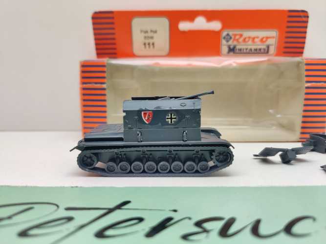 Roco Minitanks H0 111 Flak Panzer Pz4 EDW / 1:87 / OVP rot