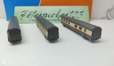 Roco N DC 23006 3-tlg TEE-Set "VT 11.5 Helvetia" / Mittelwagen / Licht / DB / OVP