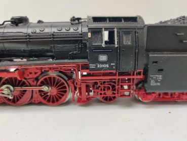 Roco H0 04120A / BR23 105 Dampflokomotive + Schlepptender / Umbau DC auf AC/ DB / Analog / Bastler / Defekt