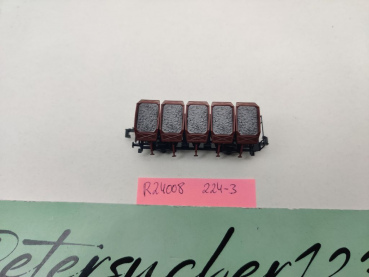 Roco N DC 24008 Muldenkippwagen mit Schotter 224-3 F-z120 aus Set / DB