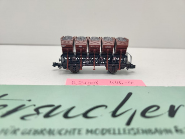 Roco N DC 24008 Muldenkippwagen mit Schotter 446-4 F-z120 aus Set / DB