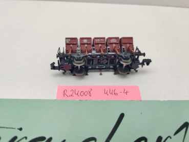 Roco N DC 24008 Muldenkippwagen mit Schotter 446-4 F-z120 aus Set / DB