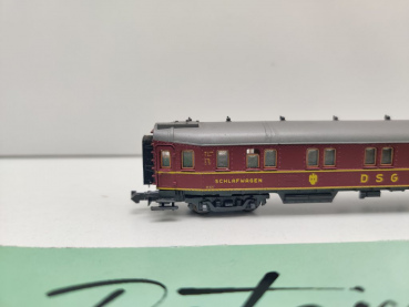 Roco N DC 24218 ex 2259S Schnellzug Schlafwagen 2.Kl "Hecht" / WL4ü(e) / DSG