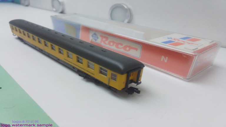 Roco DC N 24314 / Bahndienstwagen / Messwagen (Typ Dienstmh 327) / Gelb / OVP
