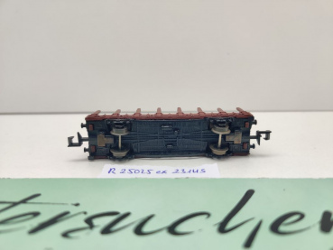 Roco N DC 25025 ex 2314S Rungenwagen Ladung Rundhölzer Rr20 / DB