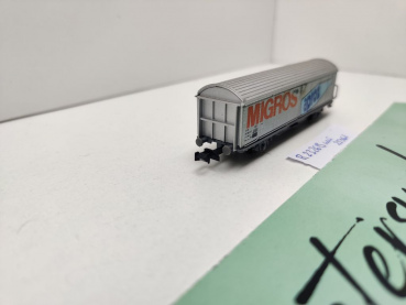 Roco N DC 25061 ex 2326B Schiebewandwagen "Migros Aproz" Hbis-vxy / SBB