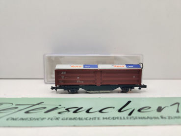 Roco N DC 25093 Hubschiebedachwagen Klmmgks "Roco Clean" / DB / OVP