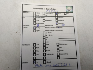 ROCO N DC 4154 / BR290 262-5 Diesellok DB / Rot / Analog