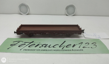 Roco H0 DC 3355598-0 Niederbordwagen Rungenwagen / braun / Nem / UiC