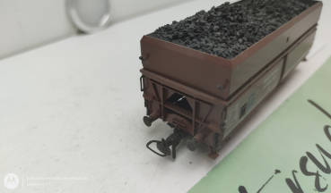Roco H0 DC 3522 Großraumgüterwagen  / 4-Achser / DR / Braun