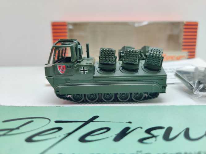 Roco Minitanks H0 376 (2) Minenwerfer M548 A1 G "Skorpion" / 1:87 / OVP rot