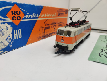 Roco H0 DC 04133B / BR111  Elektro-Lok / Beige - Orange / DB / Analog / OVP
