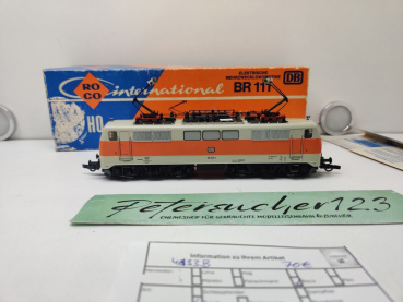 Roco H0 DC 04133B / BR111  Elektro-Lok / Beige - Orange / DB / Analog / OVP