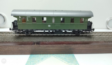 Roco H0 DC 4201A Personenwagen "Donnerbüchse" / 2.Kl. / DB