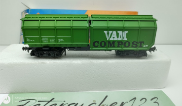 Roco H0 DC 46229  Müllkippwagen VAM Compost Takkls  /  NS / OVP