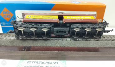 ROCO H0 AC 4370 Großraumgüterwagen Peine Salzgitter / OVP