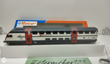 Roco H0 DC Exakt 1:87 45464  Inter City Doppelstockwagen IC-2000  2. Kl./ SBB / OVP