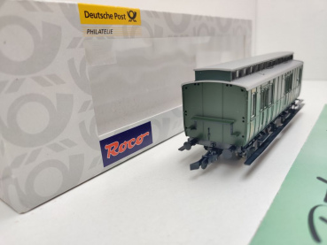 Roco H0 DC 45579 als 010180 Bahnpostwagen "SAAR POST" DP Philat / NEM / EdS / OVP