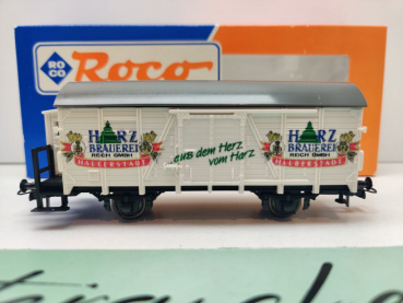Roco H0 DC 46033 Bierwagen „Harz Brauerei“ m Brmshs / NEM / OVP