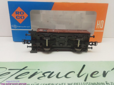 ROCO H0 DC 46276 Klappdeckelwagen Bremserhaus gealtert / K25 / NEM / DB / OVP