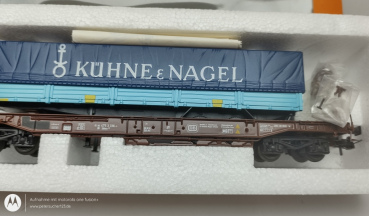 Roco H0 DC 46351  Taschenwagen "Kühne & Nagel " / DB / Ersatz-OVP