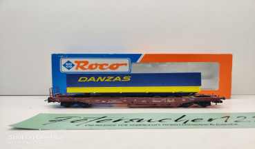 Roco H0 DC 46352 Einheitstaschenwagen Auflieger "Danzas" / Sdtmmss / FS / OVP