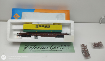 Roco H0 AC 46356 Taschenwagen "Schenker Freiburg" / DB / OVP