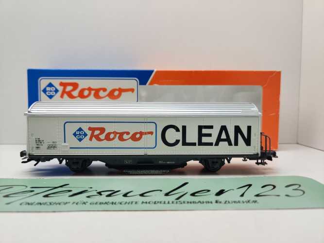 ROCO H0 AC 46400 Roco-Clean Schienenreinigungswagen NEM / SBB / OVP