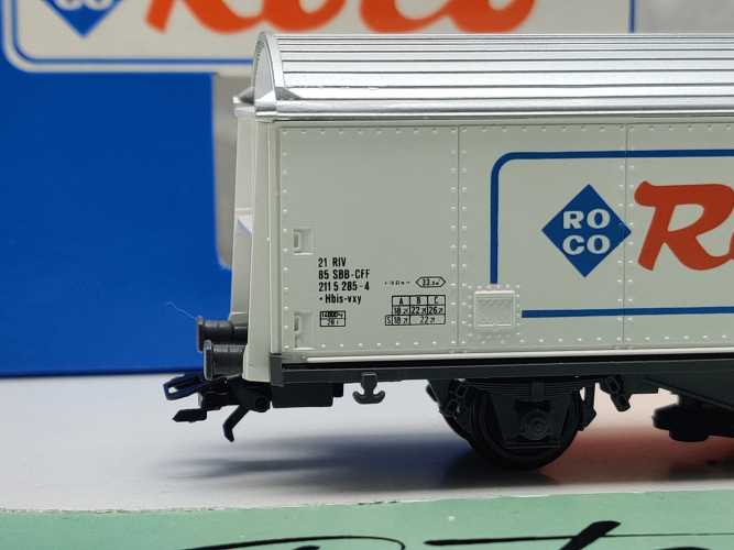 ROCO H0 AC 46400 Roco-Clean Schienenreinigungswagen NEM / SBB / OVP