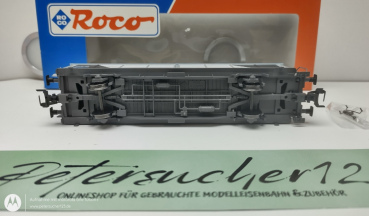 Roco H0 DC 46606 Schiebewandwagen / silber + schwarz / NEM / CFL / OVP