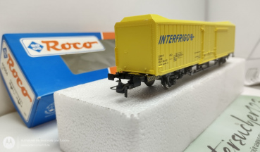 Roco H0 DC 46884 Kühlwagen "Interfrigo" Gelb / NEM / DB / OVP