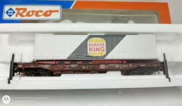 Roco H0 DC 47002  Rollende Landstraße / Burger King / DB / OVP