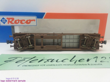 ROCO H0 DC 47033 Einheitstaschenwagen "DSB Gods" 2x 20' / Sdgmns / NEM / DSB / OVP