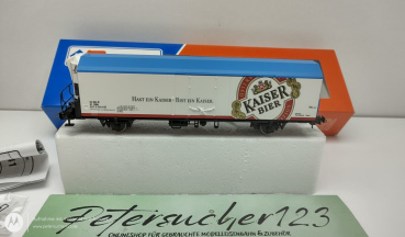 ROCO H0 DC 47041 Gedeckter Güterwagen / Bierwagen Kaiser Bier / ÖBB / OVP