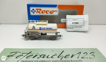 Roco H0 DC 47080 Gas-Kesselwagen "KEMIRA" / NEM / SBB / OVP