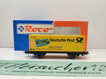 Roco H0 DC 47251 Containtertragwagen „Deutsche Post“ / NEM / OVP