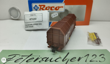 Roco H0 DC 47430Teleskophauben-Wagen / NEM / SBB / OVP